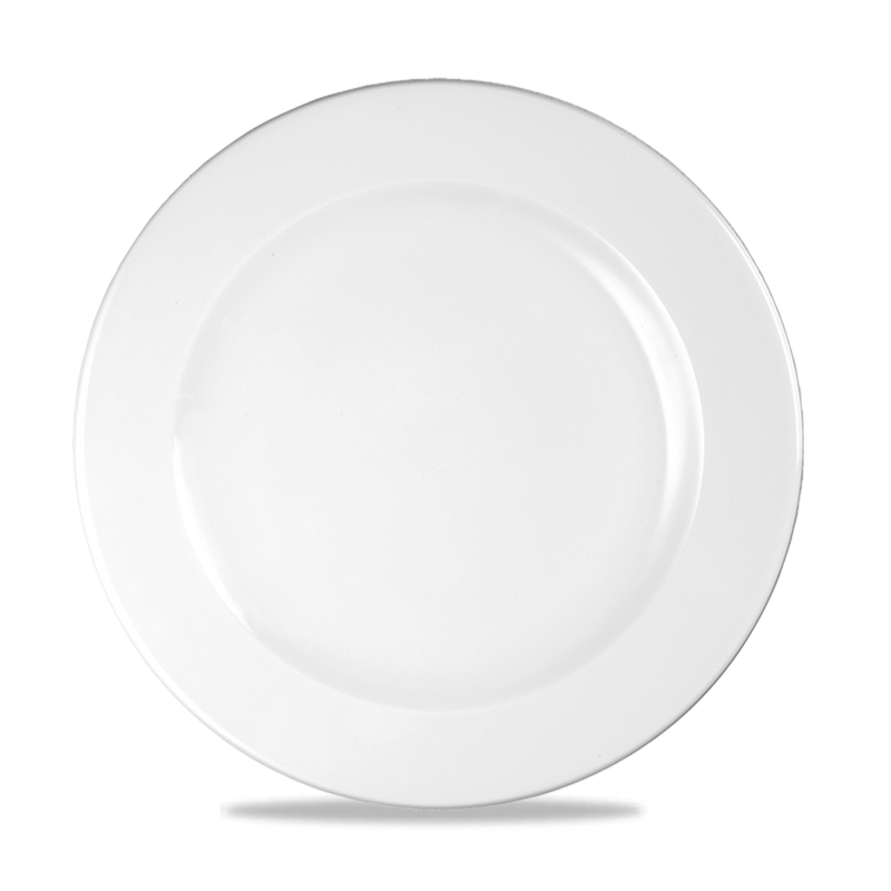 10 1/4" Footed Plate (12-Pack)-Dinnerware-Churchill China-WHVF101-KAF Bar Supplies