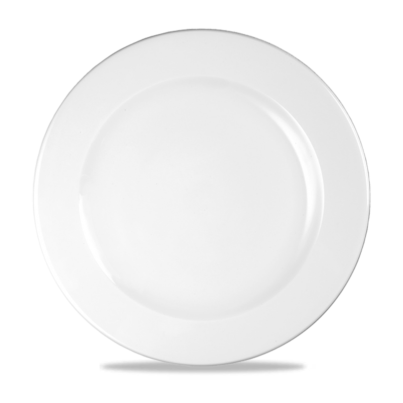 10 7/8" Footed Plate (12-Pack)-Dinnerware-Churchill China-WHVF581-KAF Bar Supplies