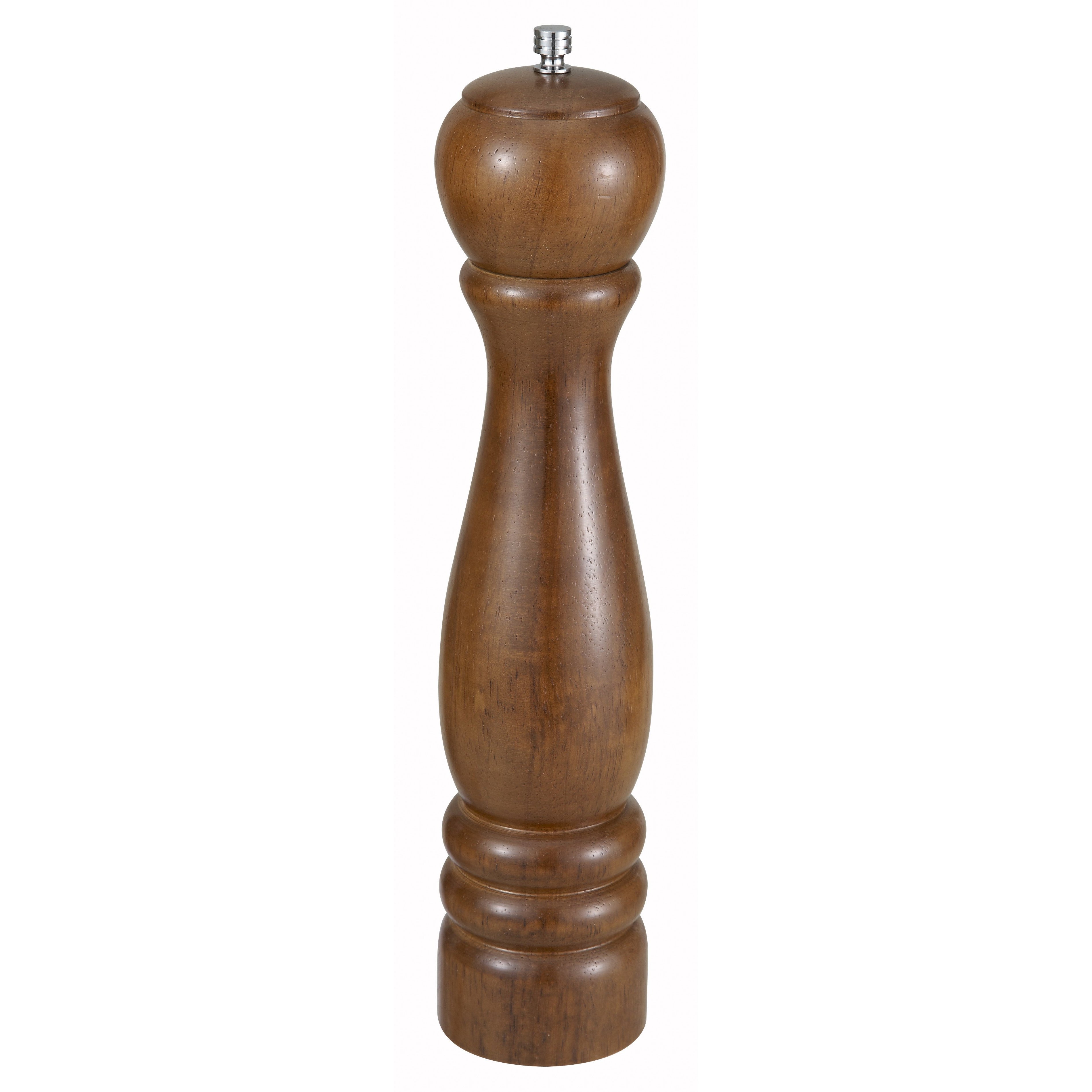 12" Traditional Pepper Mill, Oak Finish-Kitchen Supplies-Winco-WPM-12-KAF Bar Supplies